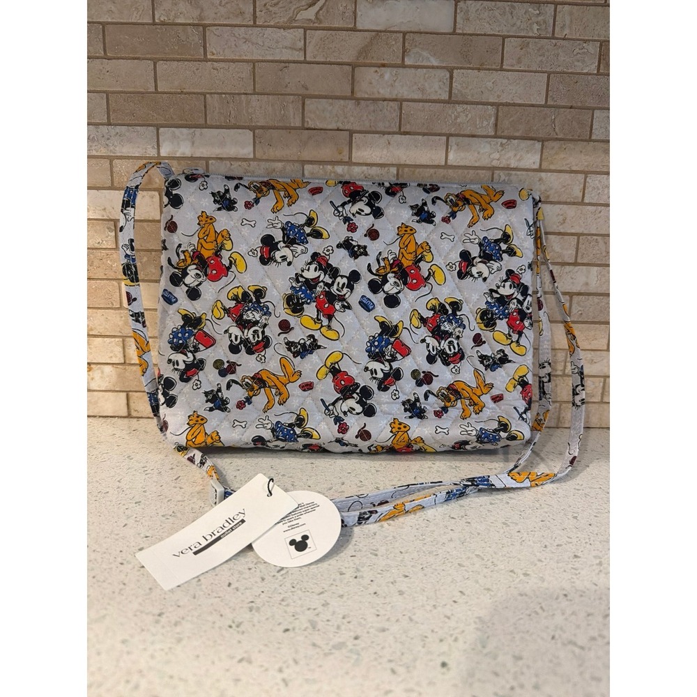 Vera Bradley Disney Mickey Minnie Pluto Best‎ Friends Quilted Crossbody Bag NWT